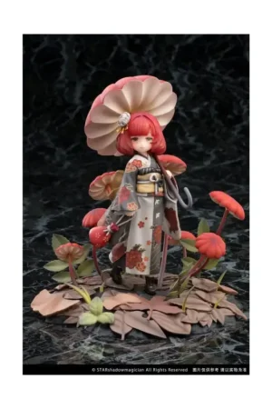 The Mushroom Girls - 1/1 No.6 Marasmius Haematocephalus 23 cm Figuurtje Snelle Levering
