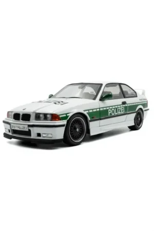 1:18 bmw e36 m3 coupe solido works drift polizei white 1991 Miniatuur Seizoensaanbieding