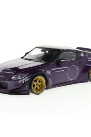 Beperkte Voorraad 1:43 pandem nissan z purple 2022 Miniatuur
