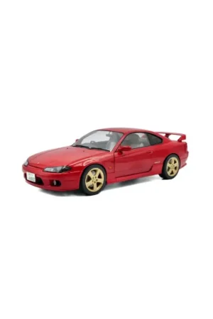 Flitsaanbieding 1:18 nissan silvia s15 spec-r aero flame red 1999 Miniatuur