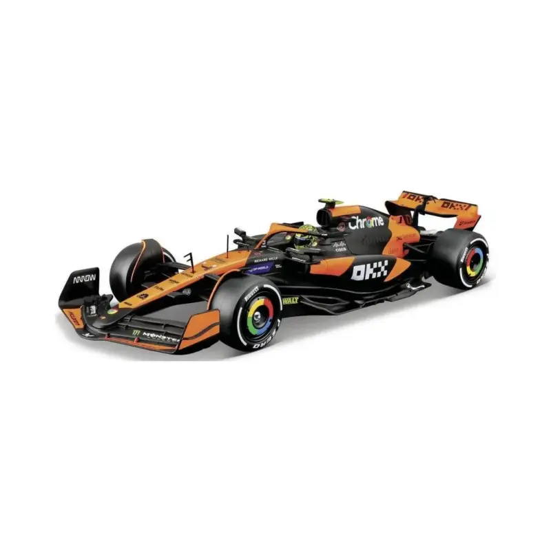 1/24 RACING F1 SF 2024 ASSEMBLY KIT - with McLaren MCL38 Norris helmet and stand Miniatuur Laatste Kans