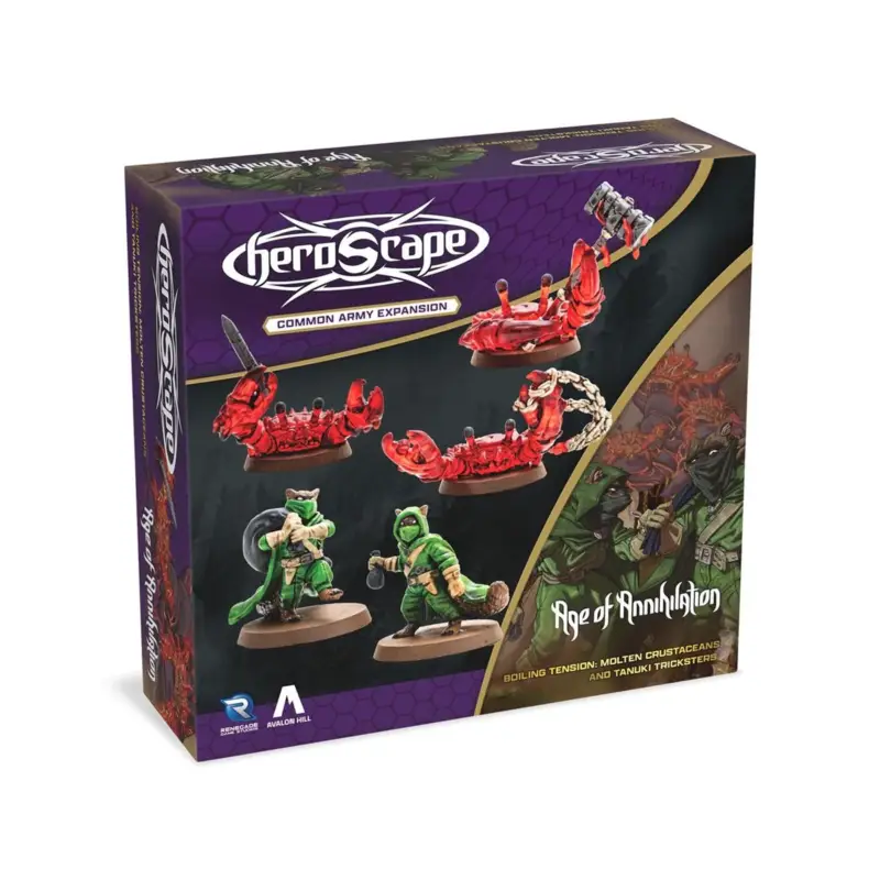 Lage Prijs Heroscape BT Molten Crustaceans & Tanuki Trickster Figuurtje