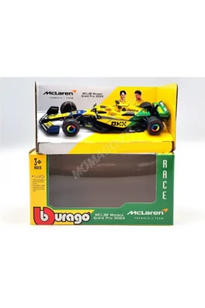 Seizoensaanbieding Mclaren f1 mcl38 mercedes team mclaren 81 oscar piastri grand prix de monaco (senna 30th anniv.) 2024 2nd (soft box)