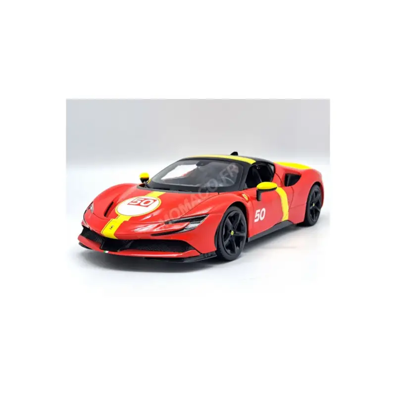 FERRARI SF90 STRADALE HYBRID 1000HP "50 - 24h DU MANS" 2023 WITH SHOWCASE Miniatuur Weekendaanbieding