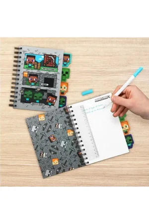MINECRAFT - A5 Notebook with Dividers Fabrieksprijs