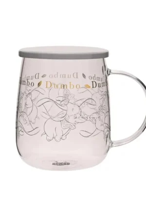 Gecertificeerd DISNEY - Dumbo - Glass Mug with Lid