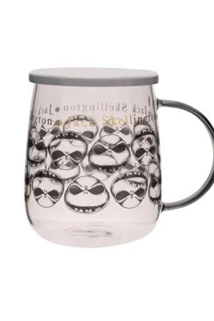 Rechtstreeks Van De Fabrikant THE NIGHTMARE BEFORE CHRISTMAS - Jack - Glass Mug with Lid
