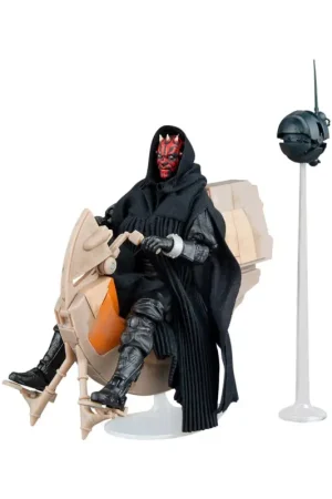 Op = Op Star Wars Episode I Black Series - Darth Maul & Sith Speeder Figure Vehicle SDCC 2024 Figuurtje