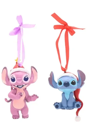 DISNEY - Stitch & Angel - Set of 2 Decorations Superprijs