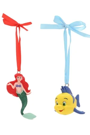 Op = Op DISNEY - Ariel & Flounder - Set of 2 Decorations