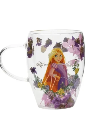 DISNEY PRINCESSES - Rapunzel - Glass with Dried Flowers Beste Prijs