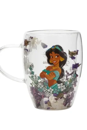 DISNEY PRINCESSES - Jasmine - Glass with Dried Flowers Must-Have