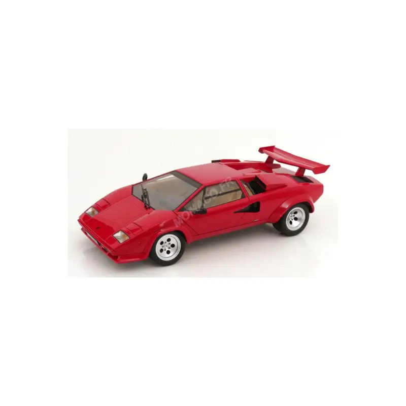 Lamborghini countach lp 5000s qv 1985 red Miniatuur Dagaanbieding