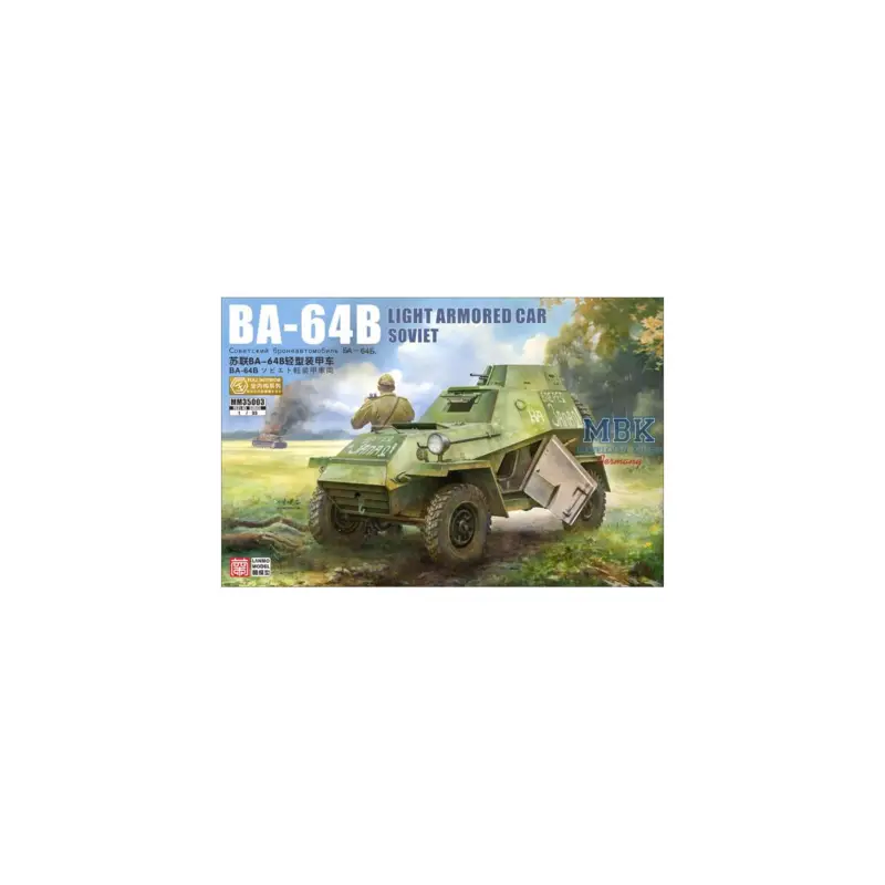Soviet BA-64B light armored car (Fully internal) Schaalmodel Lage Kosten