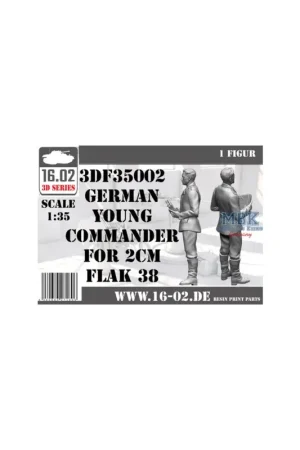 Laatste Versie German young Commander for 2cm Flak 38 Figuren