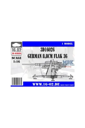 German 8,8cm Flak 36 (1:16) Direct Verzonden