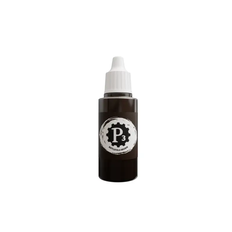 P3 Paint - Battlefield Brown Acrylverf Express Levering