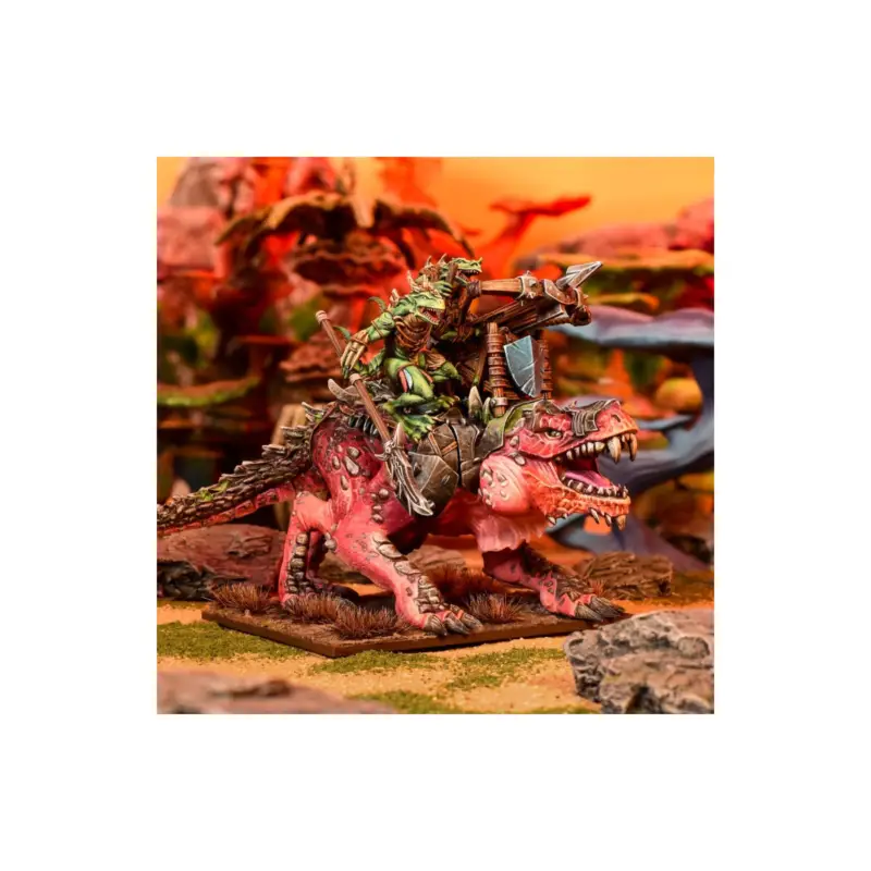 Betaalbaar KINGS OF WAR - SALAMANDERS - GHEKKOTAH THROAT CUTTERS (Mantic Direct) Figuurtje