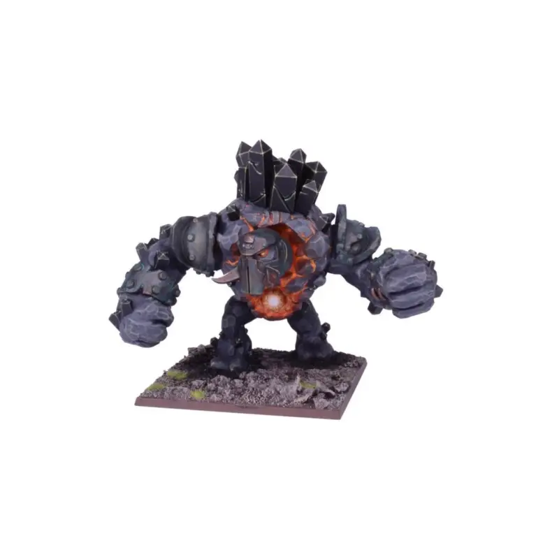 KINGS OF WAR - ABYSSAL DWARFS - MAJOR OBSIDIAN GOLEM (Mantic Direct) Figuurtje Tijdelijk Beschikbaar