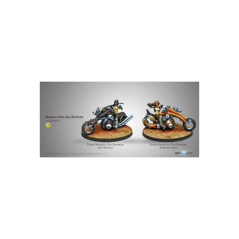 Uitverkoop Infinity - The Nazarova Twins, Kum Enforcers Figuurtje