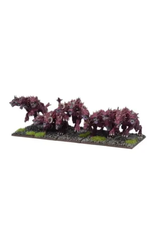 KINGS OF WAR - FORCES OF THE ABYSS - HELL DOGS (Mantic Direct) Figuurtje Nu Kopen