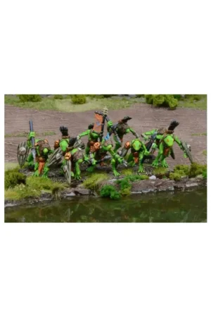 Kings of war - kingdom of the neritica trident - river guards troop (mantic direct) Figuurtje Direct Verzonden