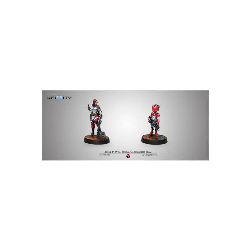 Infinity - Zoe & Pi-Well, Special Clockmakers Team (Engineer & Remote) Figuurtje Beperkte Voorraad