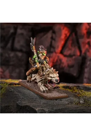 Goedkoop KINGS OF WAR - GOBLINS - KING ON THROAT (Mantic Direct) Figuurtje