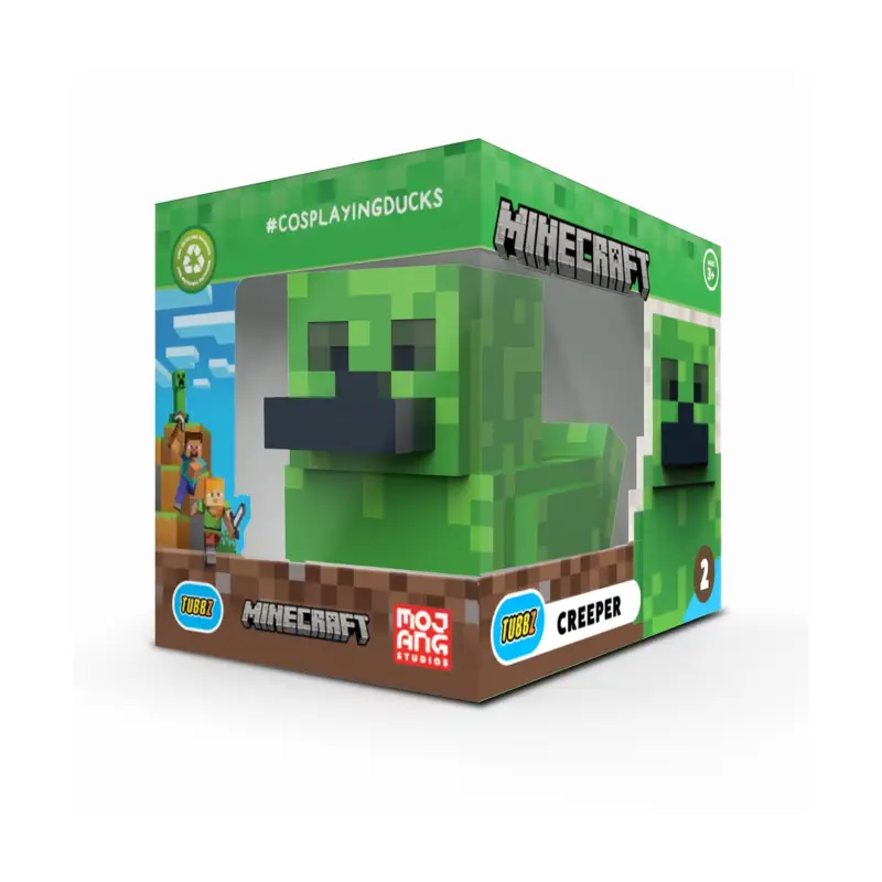 Best of TUBBZ Bath Duck Box - Minecraft - Creeper - 9cm Figuurtje Koop Online