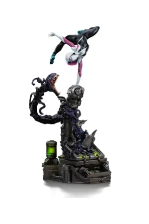 Voordeelprijs Spider-Man vs Villains statuette 1/10 Art Scale Ghost Spider Diorama 34 cm Figuurtje