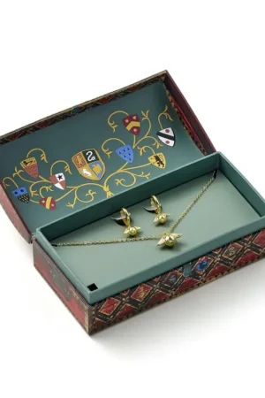HARRY POTTER - Quidditch Gift Set - Necklace & Earrings Gratis Retour