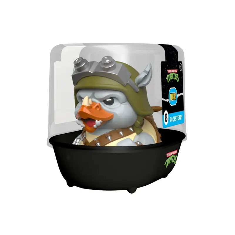 TUBBZ Bath Duck - Ninja Turtles - Rocksteady (First Edition) - 9cm Figuurtje Tijdelijk Beschikbaar