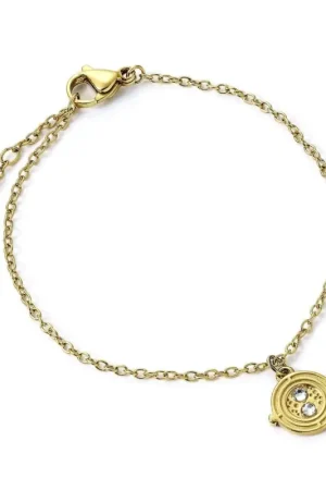 HARRY POTTER - Time Turner - Gold Stainless Steel Bracelet Beperkt Aanbod