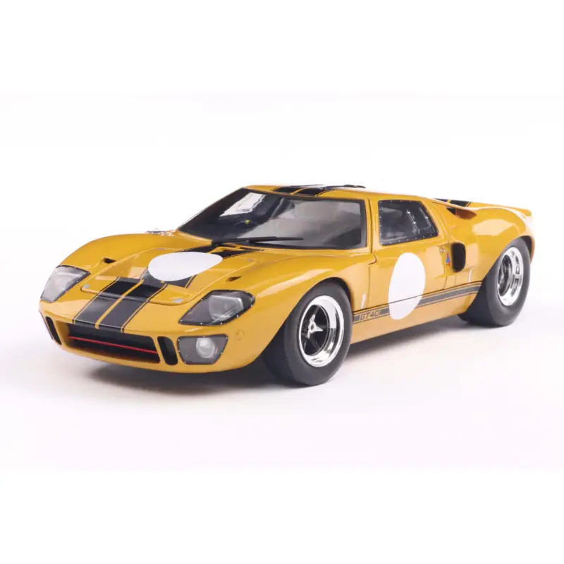 Ford gt40 mk.1 yellow 1968 1/18 Miniatuur Laatste Versie