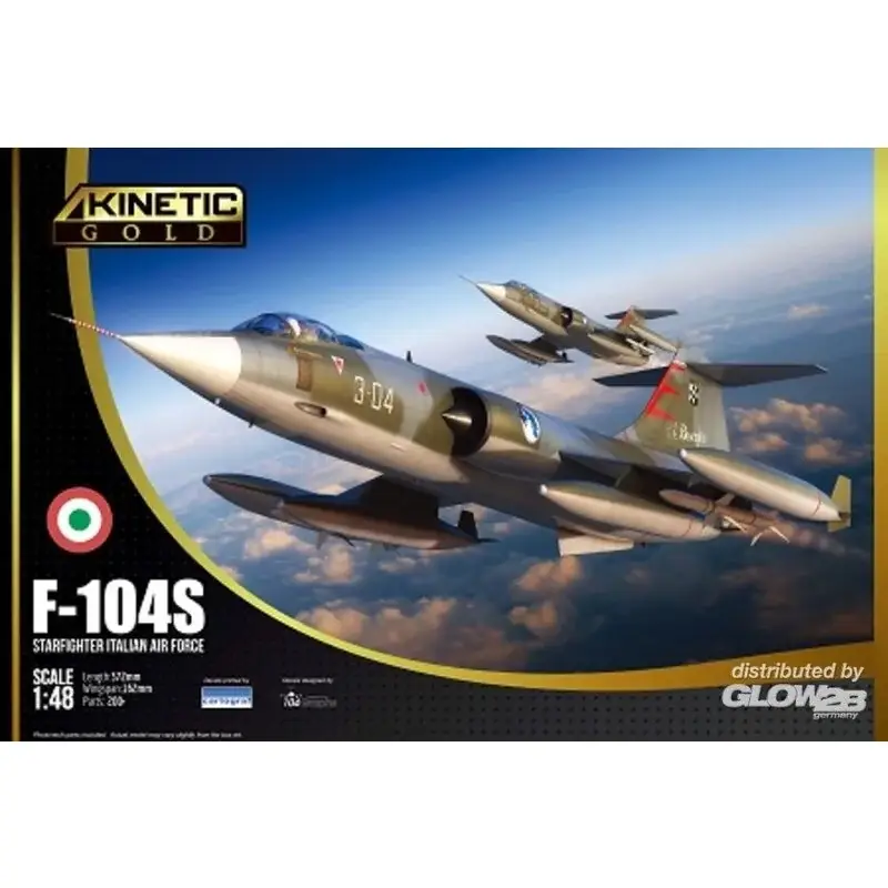 Gereduceerde Prijs F-104G/S ASA/M Starfighter Italiaanse luchtmacht Schaalmodel