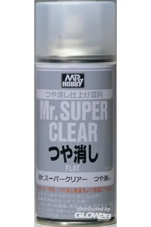 Mr Hobby -Gunze Mr. Super Clear Flat Spray (170 ml) Acrylverf Hoge Kwaliteit