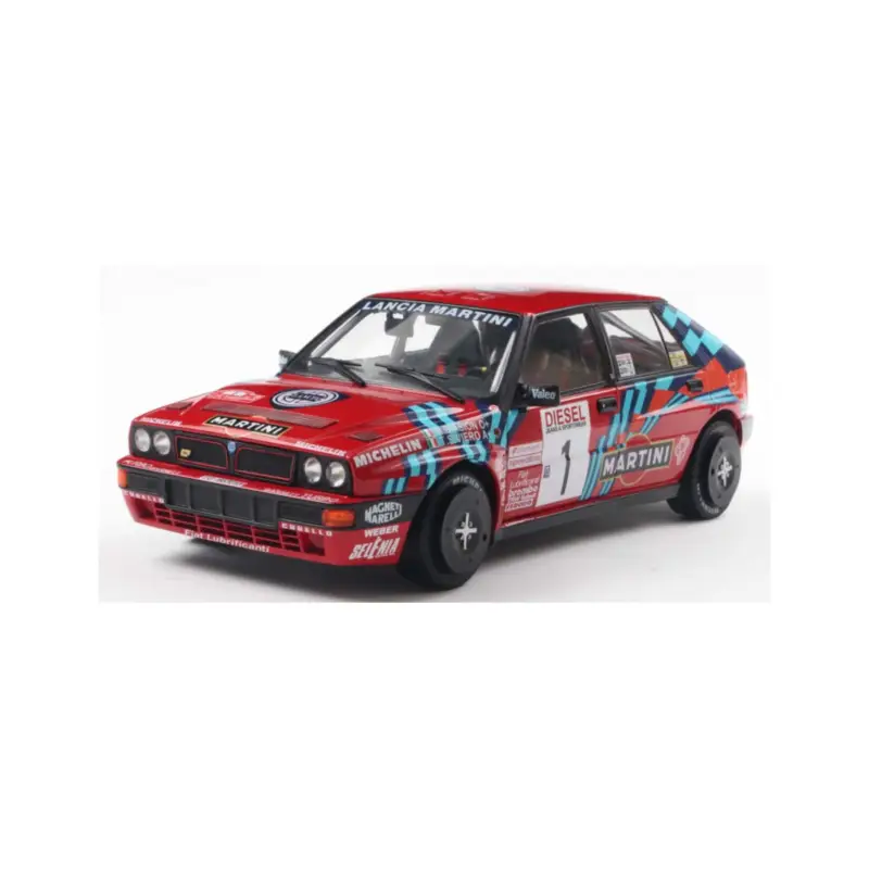 Solido s1807808 lancia delta hf integrale red 1 m.biasion / t.siviero rally san remo 1989 1/18 Direct Verzonden
