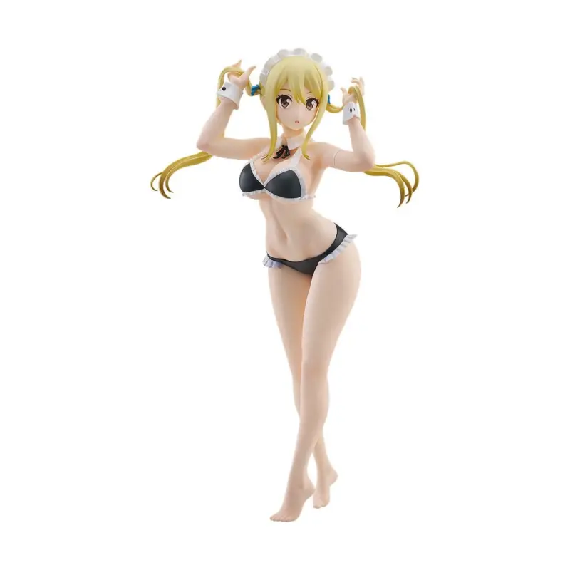 Op = Op Fairy Tail 100 Years Quest Pop Up Figure Parade Beach Queens Lucy Heartfilia: Virgo Form Swimsuit Ver. L Size 23cm