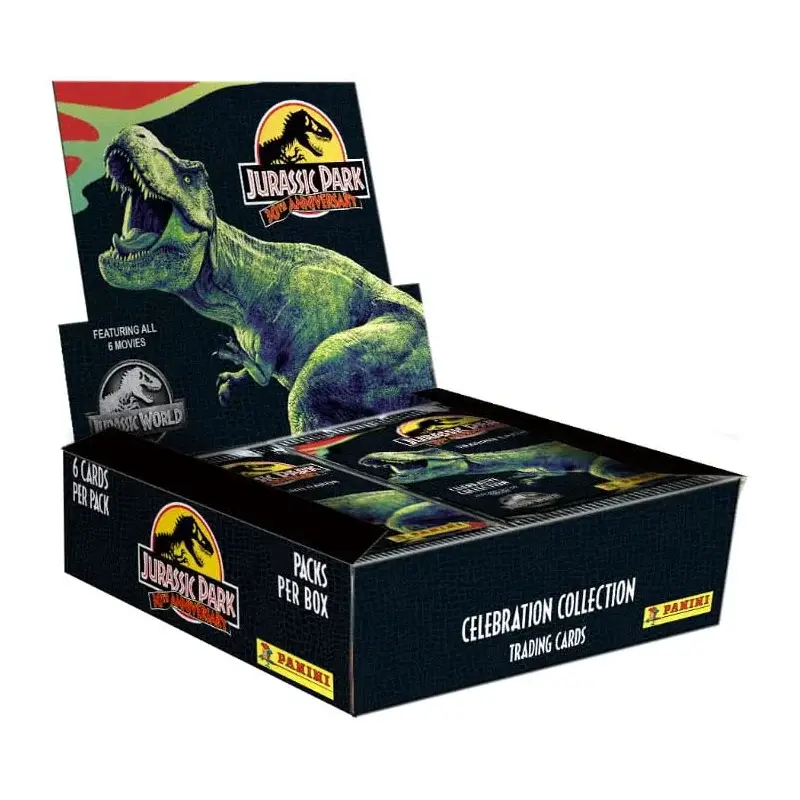 Jurassic Park 30th Anniversary Celebration Collection Trading Cards with Flow Packs Display (24) Alleen Vandaag