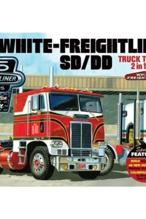 White Freightliner 2-IN-1 SC / DD Cabover Tractor (75ste verjaardag) De Kats van AMT hebben alle stops voor de 75ste verjaardag Flitsaanbieding