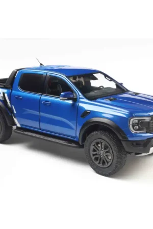 Ford ranger raptor blue lightning 2024 1/18 Miniatuur Finale Uitverkoop