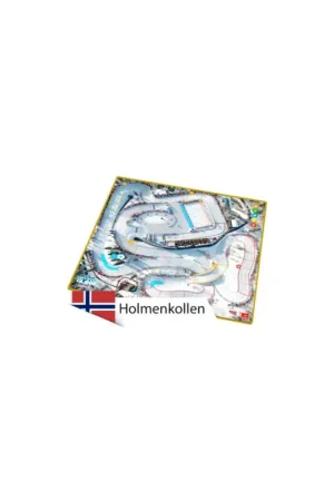 Must-Have BIATHLON CRYSTAL GLOBE Double-track 3D Holmenkollen NOR Bordspel