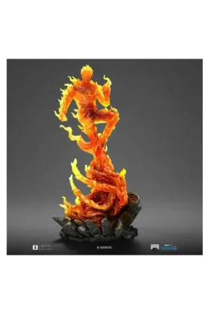 Fantastic Four First Steps Human Torch 1/10 Statue Figuurtje Gecertificeerd