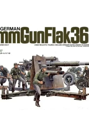 Beperkte Voorraad 88mm 36/37 Flak/Crew/MB Figuren