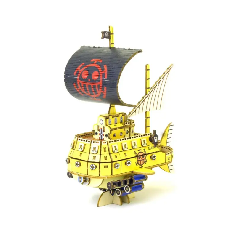 ONE PIECE - Law's Submarine - Wood Model Kit 16cm Goedkoop