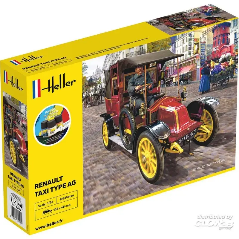 Direct Beschikbaar STARTER KIT Renault Taxi Type AG Schaalmodel
