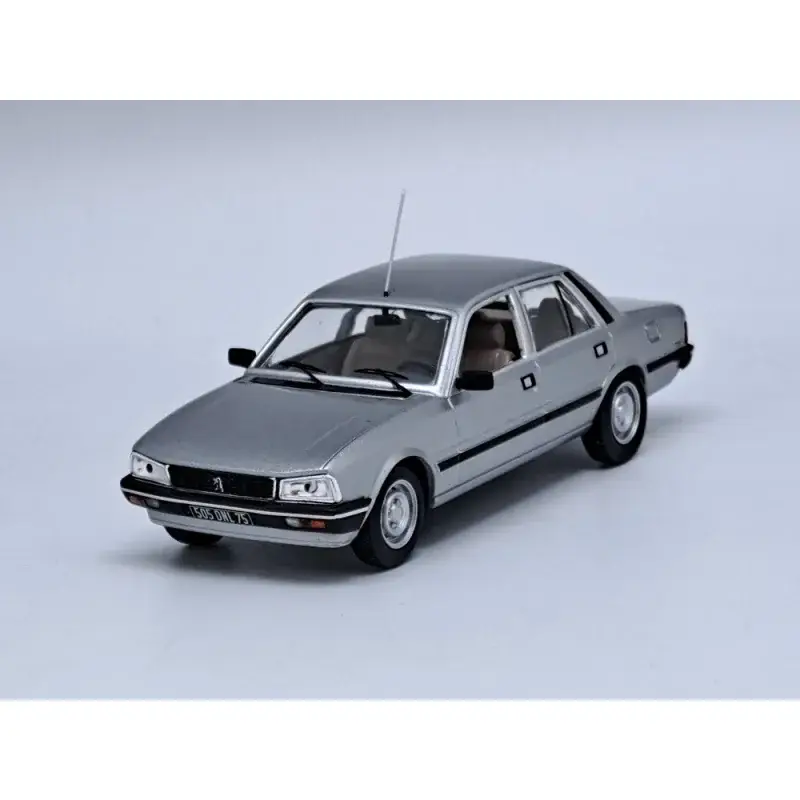 Peugeot 505 gr 1982 silver Miniatuur Laatste Kans