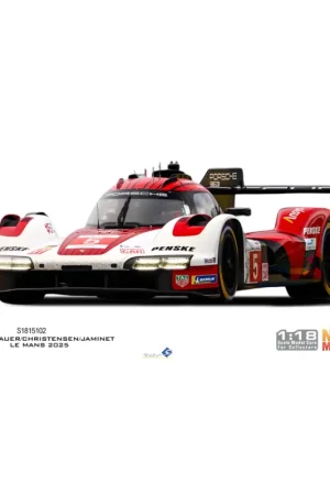 Direct Verzonden SOLIDO 1815102 PORSCHE 963 LMDh WHITE ANDLAUER / CHRISTENSEN / JAMINET 5 LE MANS 2025 1/18