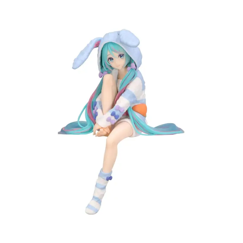 Hatsune Miku Noodle Stopper Hatsune Miku Rabbit Ear Hood Pajama Blue Color Ver. 14cm Merkproduct