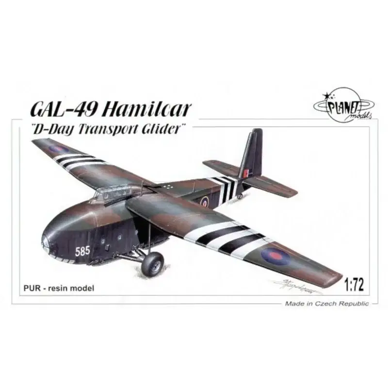 Finale Uitverkoop GAL-49 Hamilcar glider (gliders) Schaalmodel